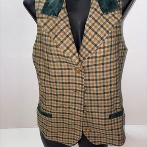 1980’s Razzle Dazzle Inc. plaid vest